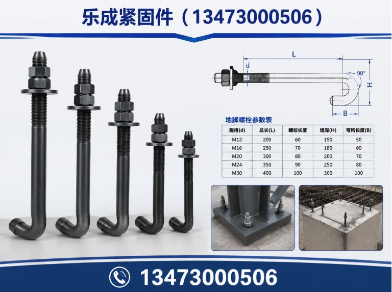鸡泽县U型螺栓展示图
